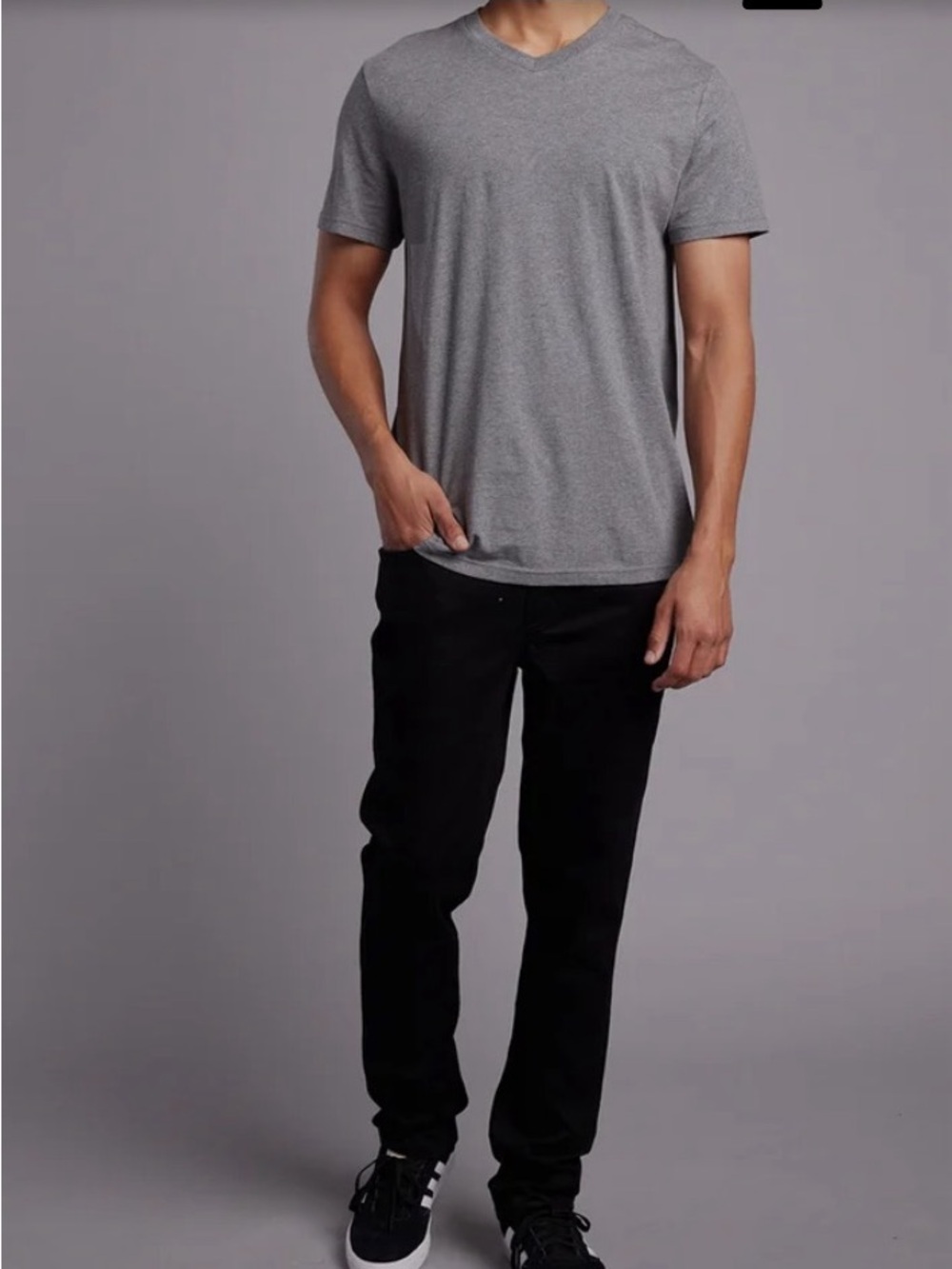 Men's Black Classic Straight Fit Jeans